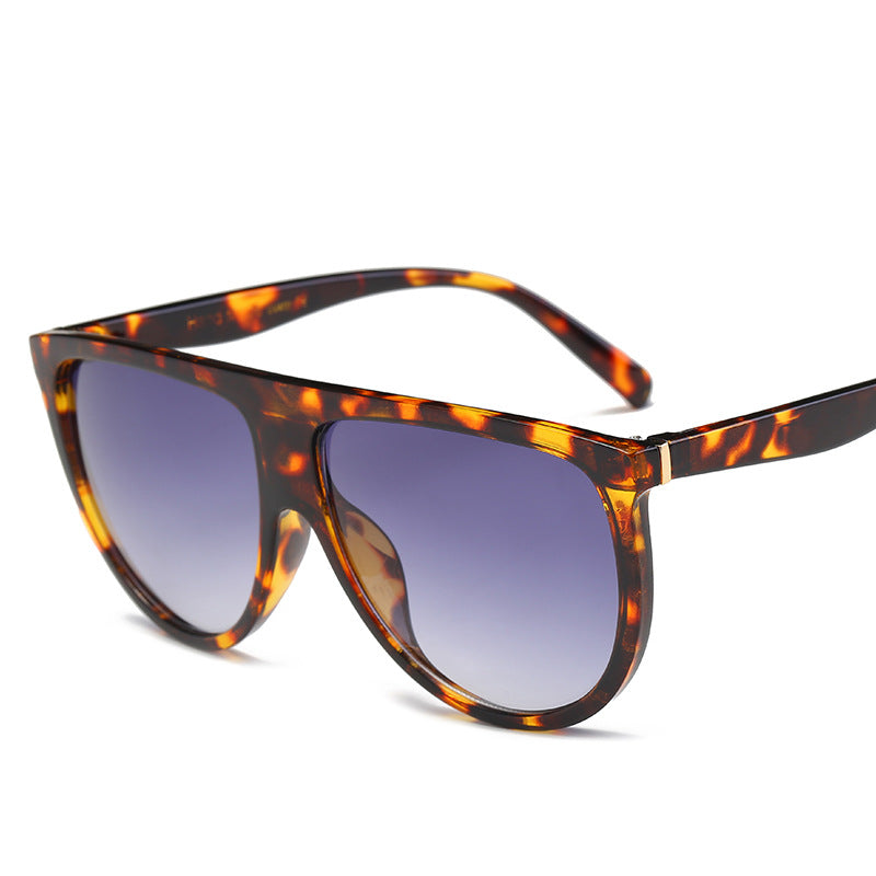 Trend Round Face One-piece All-match Street Photography Sunglasses