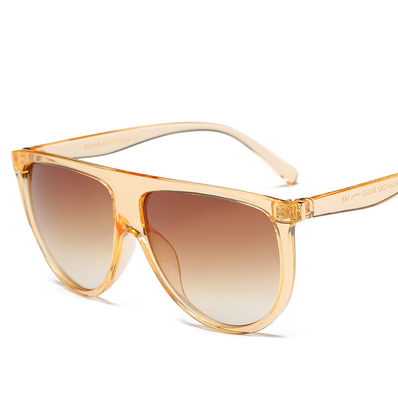 Trend Round Face One-piece All-match Street Photography Sunglasses