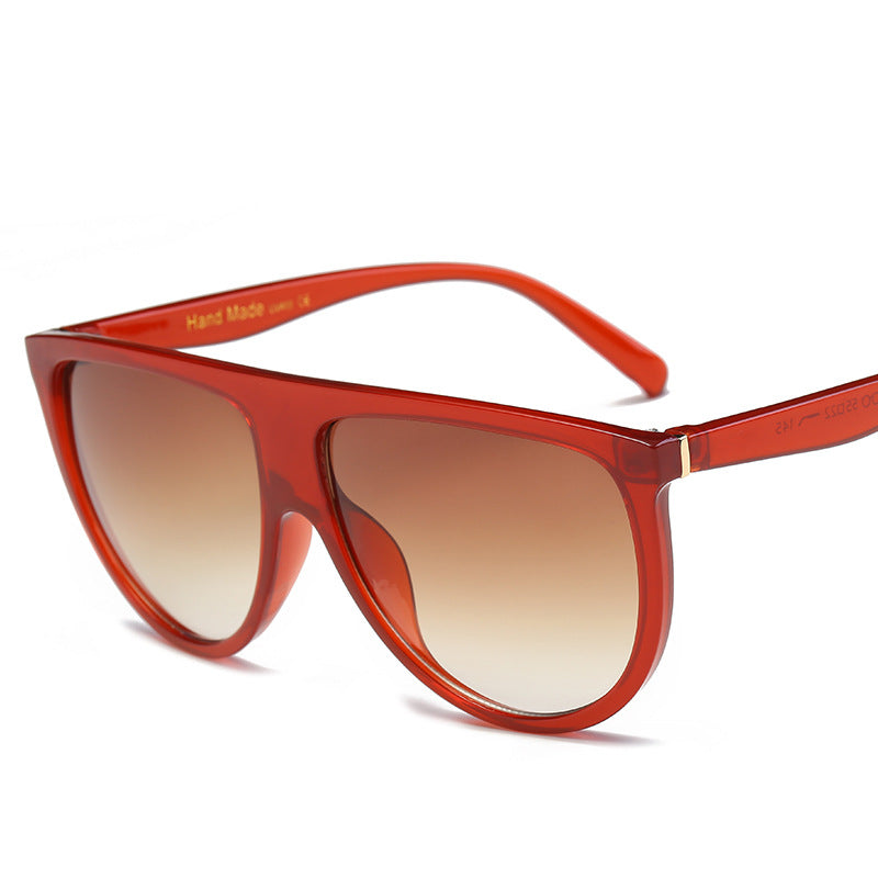 Trend Round Face One-piece All-match Street Photography Sunglasses