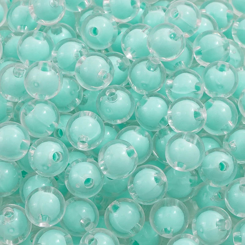 8/10/12/14/16MM 20/30/50Pcs/Bag Acrylic Matte/Transparent/Color-coated Medium Beads Loose Spacer Beads For DIY Jewelry Making