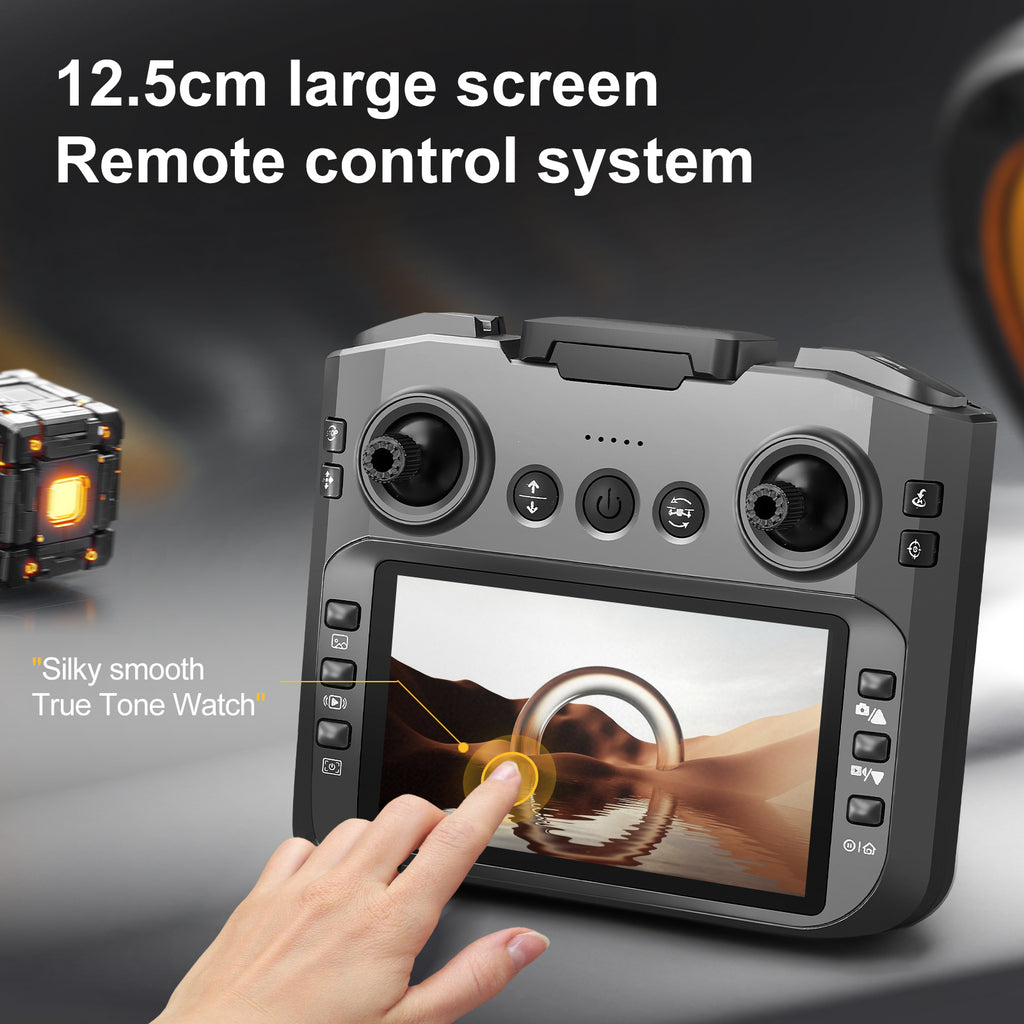 S156 Brushless Drone With Remote Control And Screen, Racing Drone For Aerial Photography, HD Quadcopters With Optical Flow Positioning